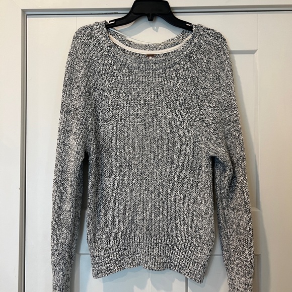 Free People Electric City Heather Chunky Knit Sweater | Size M - Picture 1 of 4